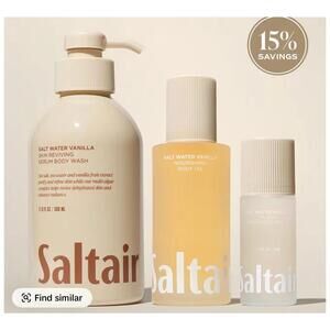 Salt Water Vanilla - Essentials Set
Sold by Saltair Body
4.5 (3.5K)
| 32.7K sold